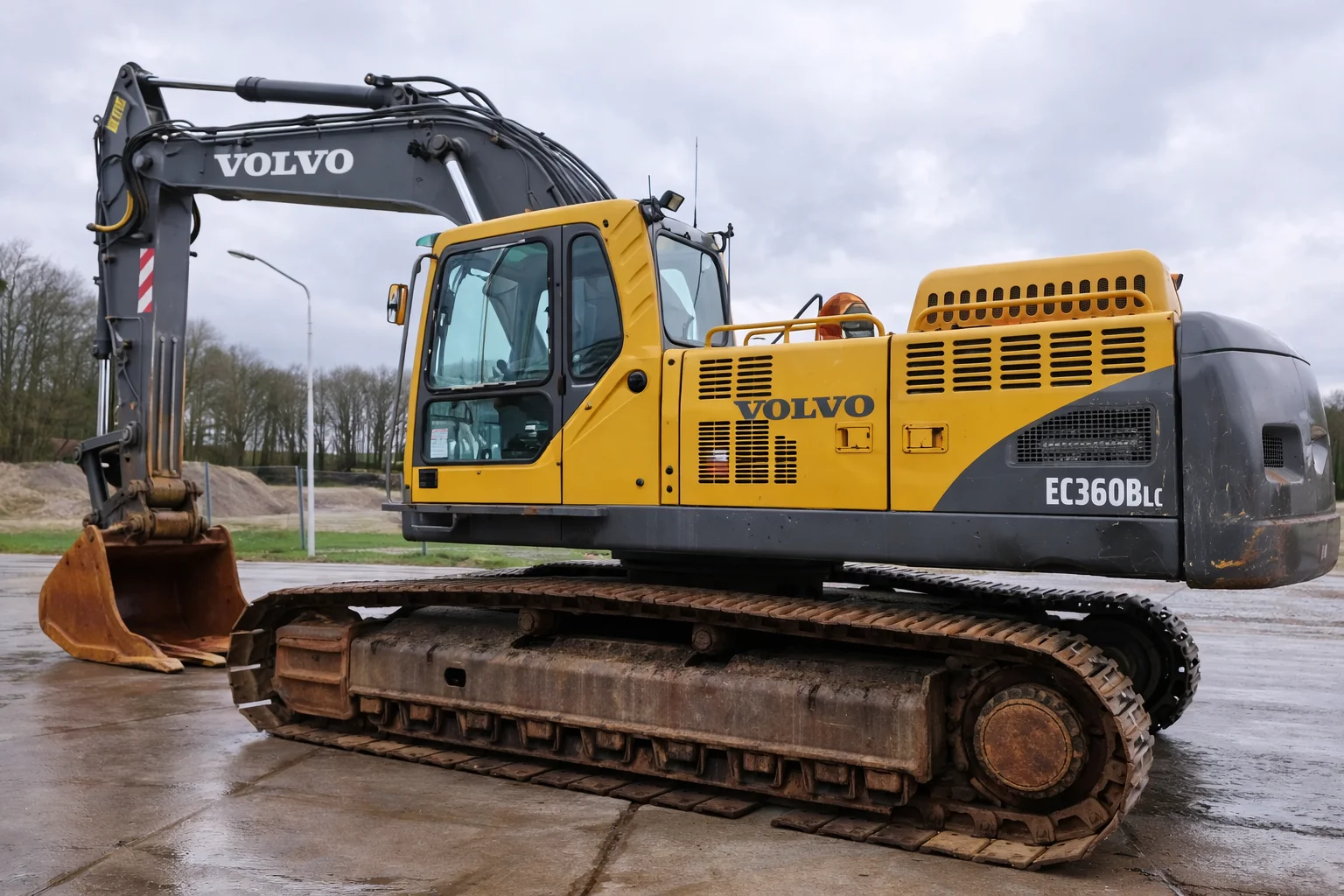 Excavadora sobre Orugas